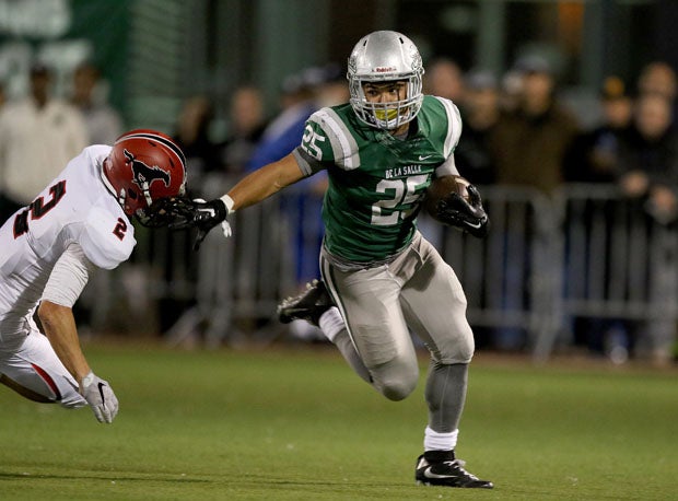 De La Salle leading rusher Kairee Robinson is battling a foot problem.