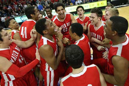 Mater Dei celebrates its record ninth California state title.