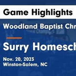 Woodland Baptist Christian has no trouble against Cramerton Christian Academy