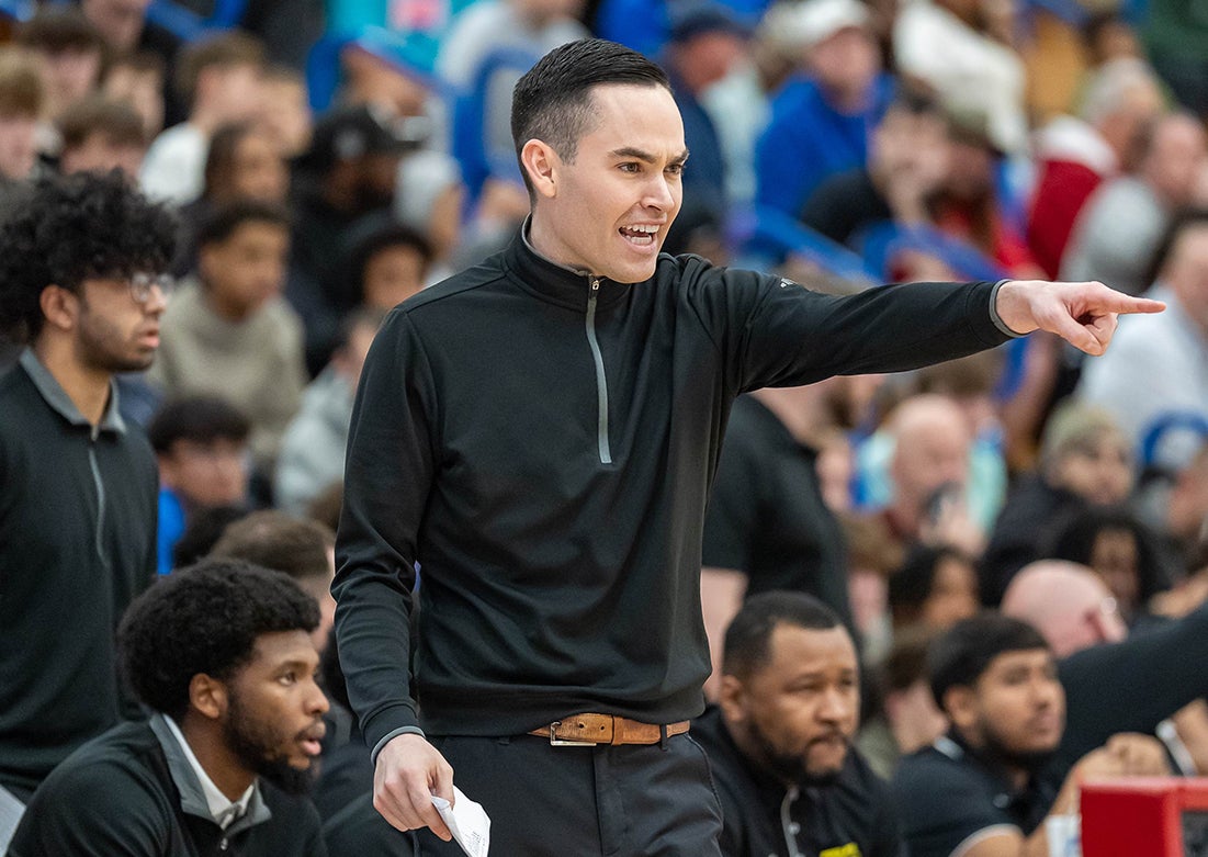 Ryan Bernardi has seen success since being hired as head coach at Prolific Prep, going 104-14 over the past three seasons. (PHOTO: Julie L. Brown)
