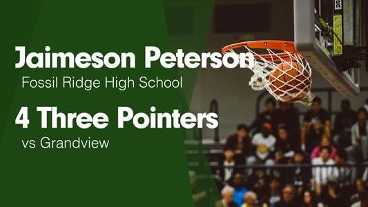 Jaimeson Peterson Game Report: @ Greeley West