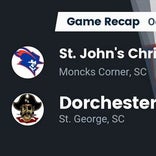 Football Game Recap: St. John&#39;s Christian Academy Cavaliers vs. Dorchester Academy Raiders