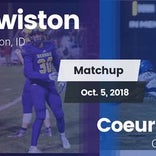 Football Game Recap: Coeur d'Alene vs. Lewiston