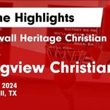 Heritage Christian piles up the points against Trinity School of Texas