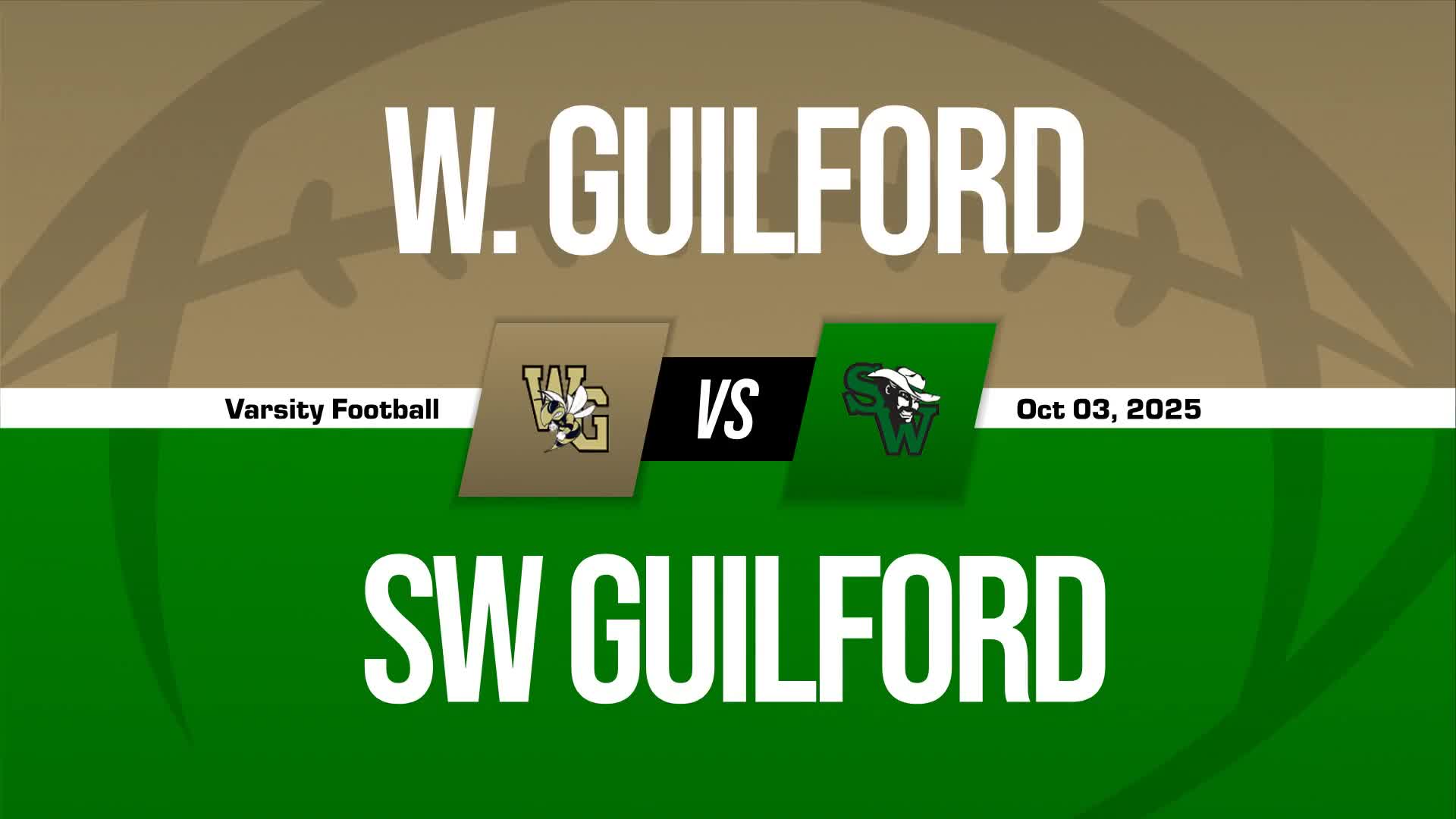 Football Game Preview: Western Guilford Hornets vs. Dudley Panth