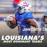 Louisiana's most dominant football teams