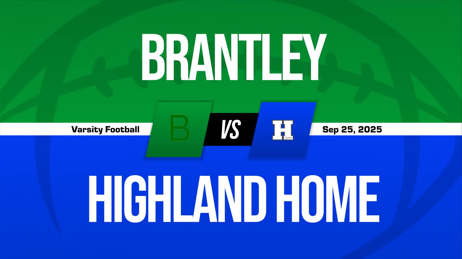 Football Recap: Brantley Drops Highest Score of Season Against Kinston + How To Watch