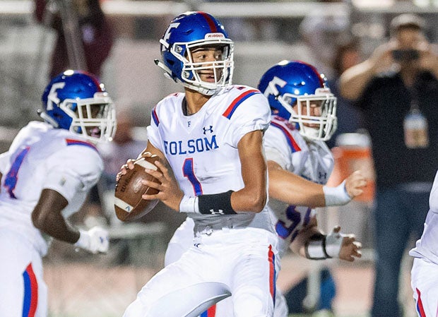 Stanford-bound quarterback Ari Patu, Folsom