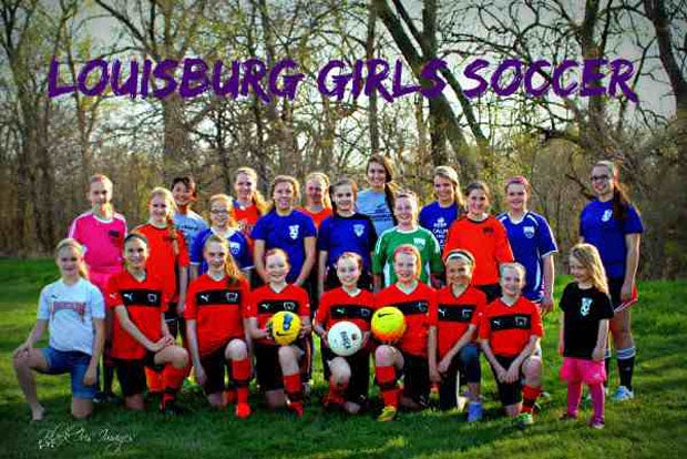 Many members of the Louisburg Soccer Club who will play for Louisburg High School starting in 2016 if funds can be raised by December of 2014. The DICK'S Sporting Goods Foundation, as part of its new Sports Matters Project, will match Louisburg's efforts to raise $9,269 by May 23.