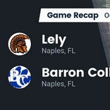 Barron Collier win going away against Lely