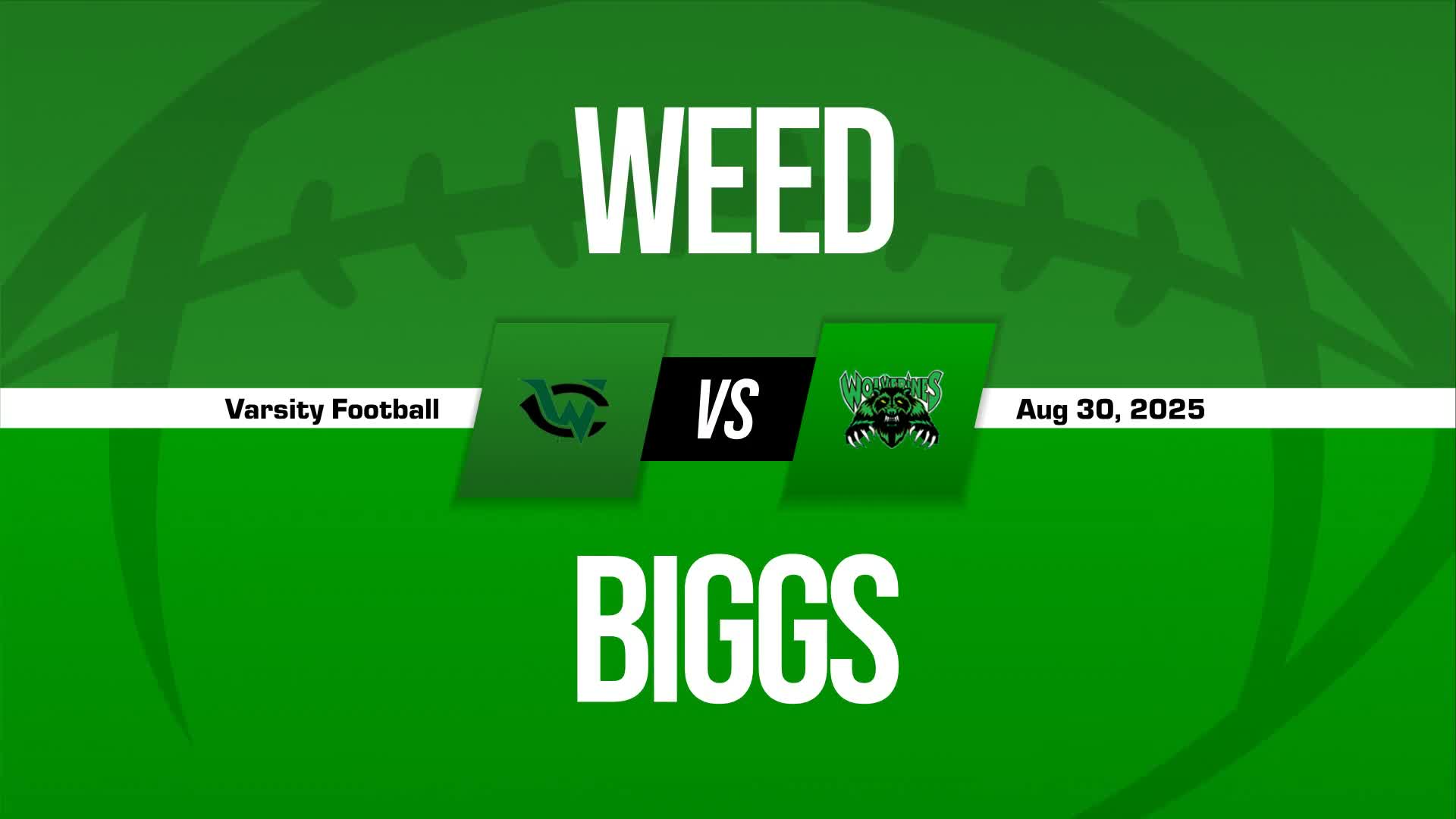 Football Recap: Biggs Takes a Loss