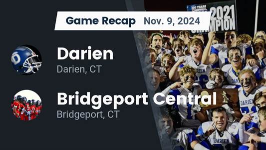 Football Recap: Darien Piles Up the Points Against Bridgeport Central