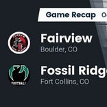Football Game Recap: Fairview Knights vs. Fossil Ridge Sabercats