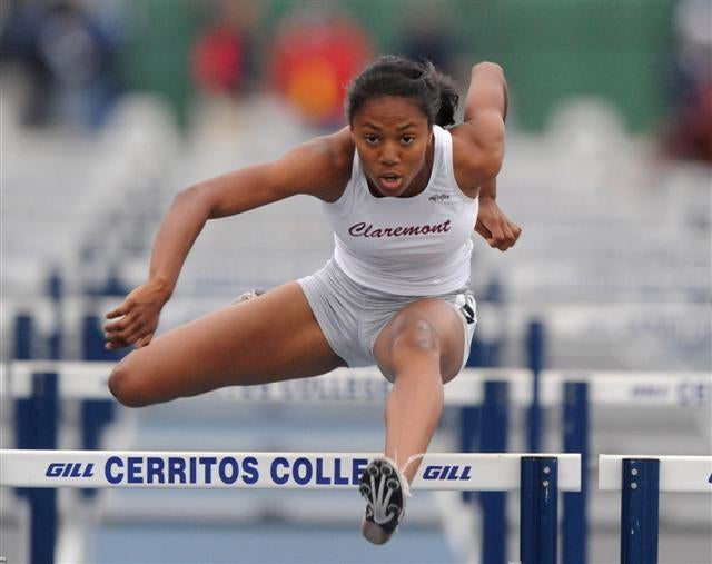 Kori Carter is not only a defending hurdles champion but she's a national leader in two events.