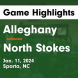Basketball Game Recap: Alleghany Trojans vs. South Stokes Sauras