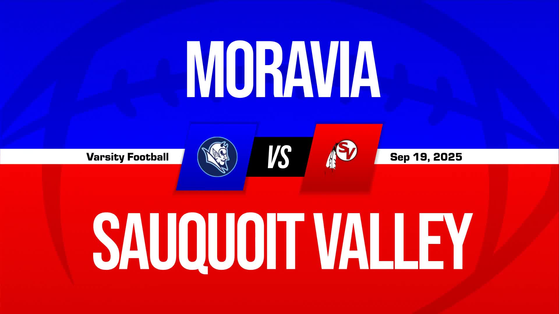 Football Recap: Moravia Piles Up the Points Against Sauquoit Val