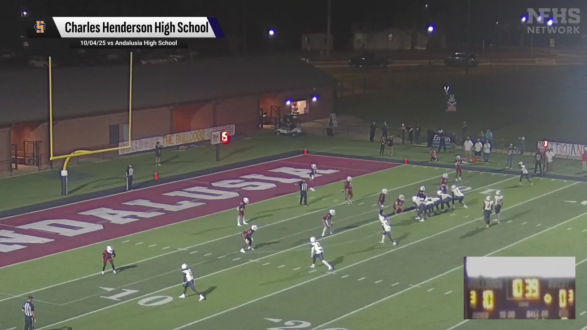 Football Recap: Charles Henderson Takes a Tough Playoff Loss