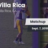 Football Game Recap: Villa Rica vs. Carrollton