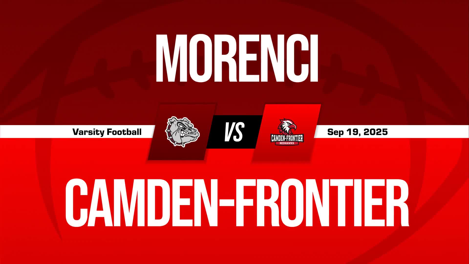 Football Game Preview: Camden-Frontier Redskins vs. Pittsford Wildcats