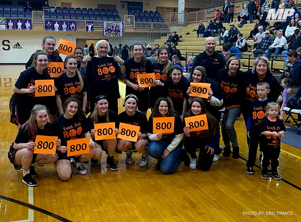 Beavercreek girls basketball coach Ed Zink claimed his 800th win on Tuesday as the Beavers beat Troy 45-26 in an OHSAA district quarterfinal. Zink is 800-262.