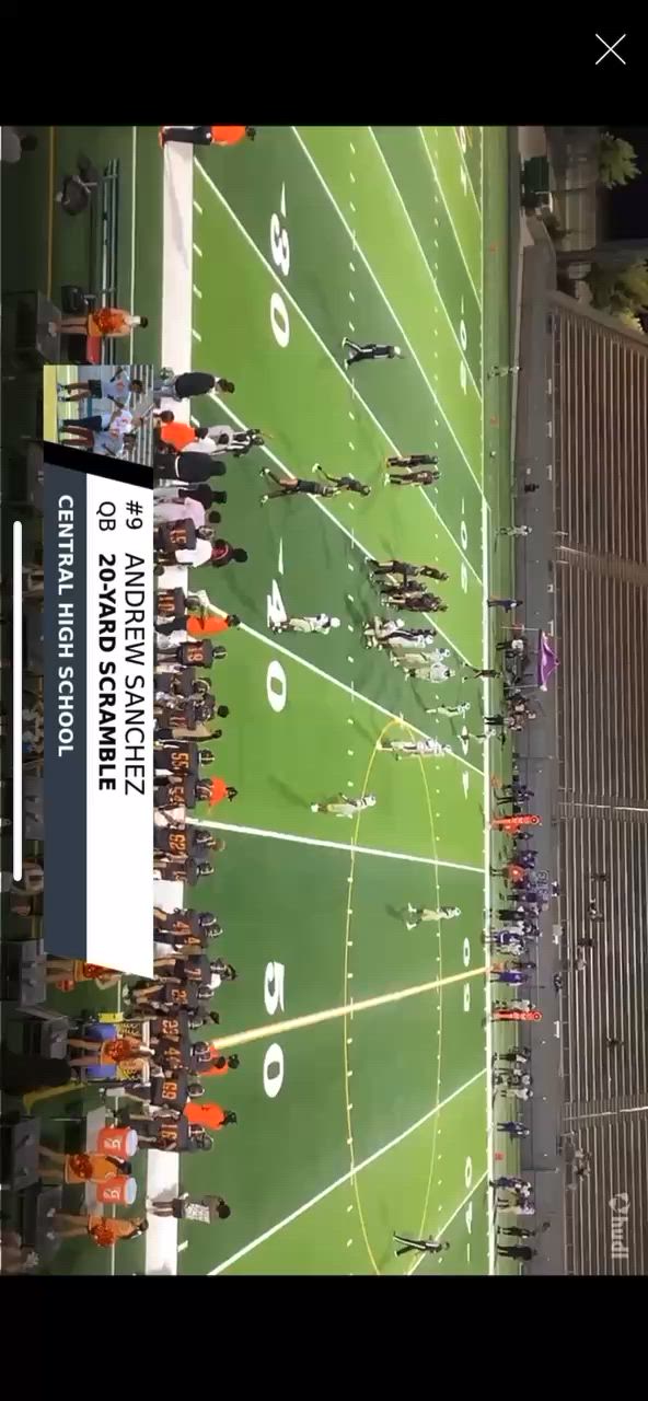 Football Recap: Andrew Sanchez and  Quincy Moore Secure Win for Central + How To Watch