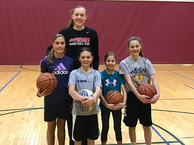 As a sophomore year project, Ashten took on a year long IB (International Baccalaureate) project of empowering young girls to find a love for basketball and show them how the skills on the court transfer off the court teaching such life long skills as perseverance, overcoming adversity and learning determination.