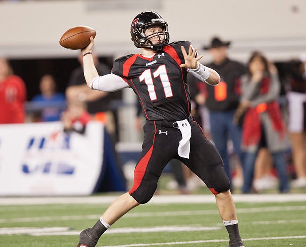 Baker Mayfield led Lake Travis to an undefeated season during his junior year in 2011.