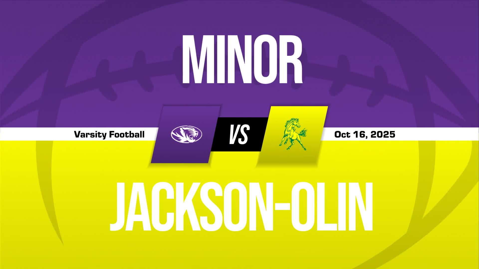 Football Game Preview: Minor Tigers vs. Northridge Jaguars + How To Watch