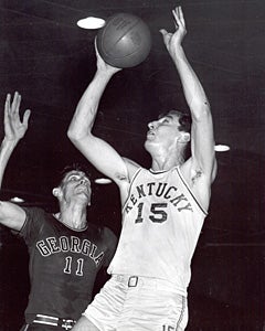 Alex Groza became a Kentucky legend in
the late 1940s.