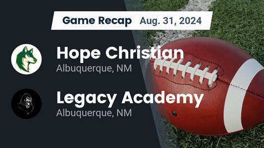 Football Game Preview: Hope Christian Leaves Home