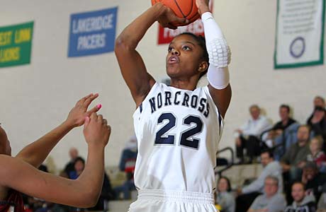 Diamond DeShields helped earn Norcross a girls basketball state title, pushing the Blue Devils to the top of the MaxPreps Cup standings.