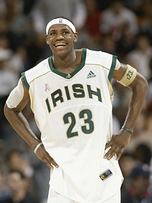 irish basketball lebron