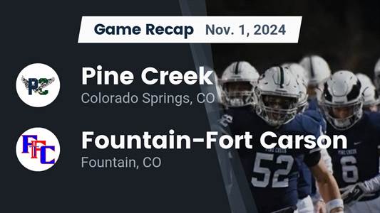 Football Recap: Pine Creek Piles Up the Points Against Fountain-