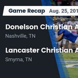 Football Game Preview: Donelson Christian Academy vs. Grace Bapt