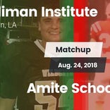 Football Game Recap: Amite School Center vs. Silliman Institute