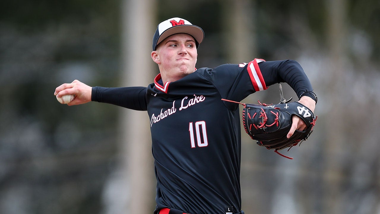 High school baseball: Brock Porter throws a no-hitter in Michigan state semifinals as St. Mary's Prep moves one step closer to national championship