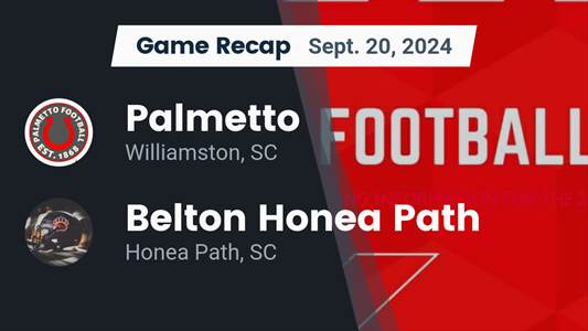 Football Game Preview: Belton-Honea Path Bears vs. Chapman Panth