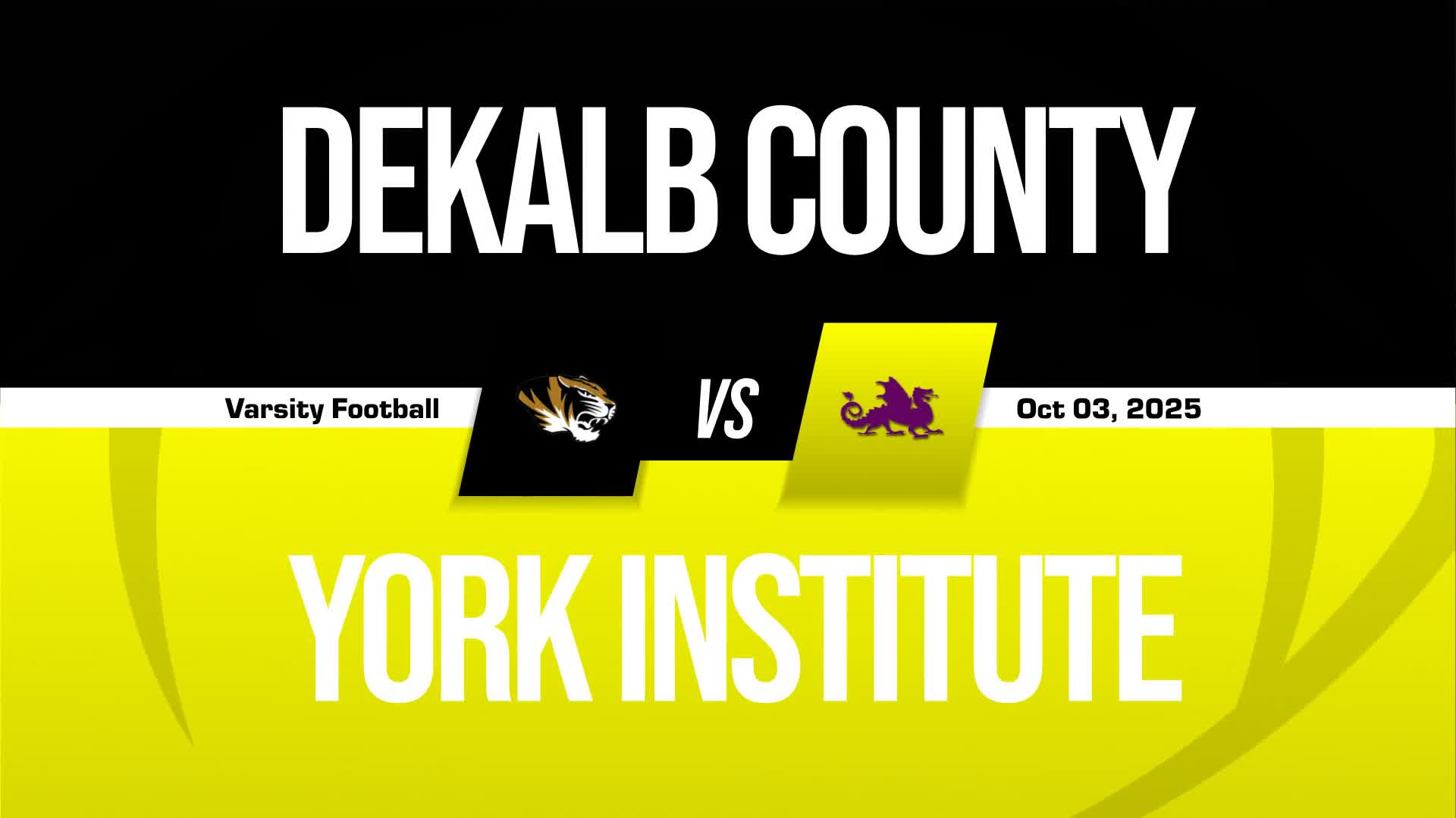 Football Game Preview: DeKalb County Tigers vs. Livingston Academy Wildcats