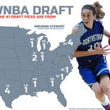 Map: WNBA Draft No. 1 picks