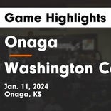 Basketball Game Recap: Washington County Tigers vs. Onaga Buffaloes