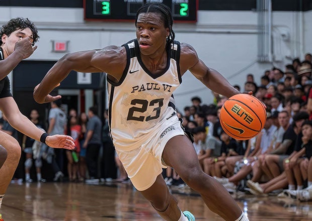 Jordan Smith of Paul VI is among four players from the Class of 2026 to earn a spot on the USA U19 National Team roster. (PHOTO: Brian Bautista)