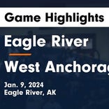 Basketball Game Recap: West Anchorage Eagles vs. Eagle River Wolves