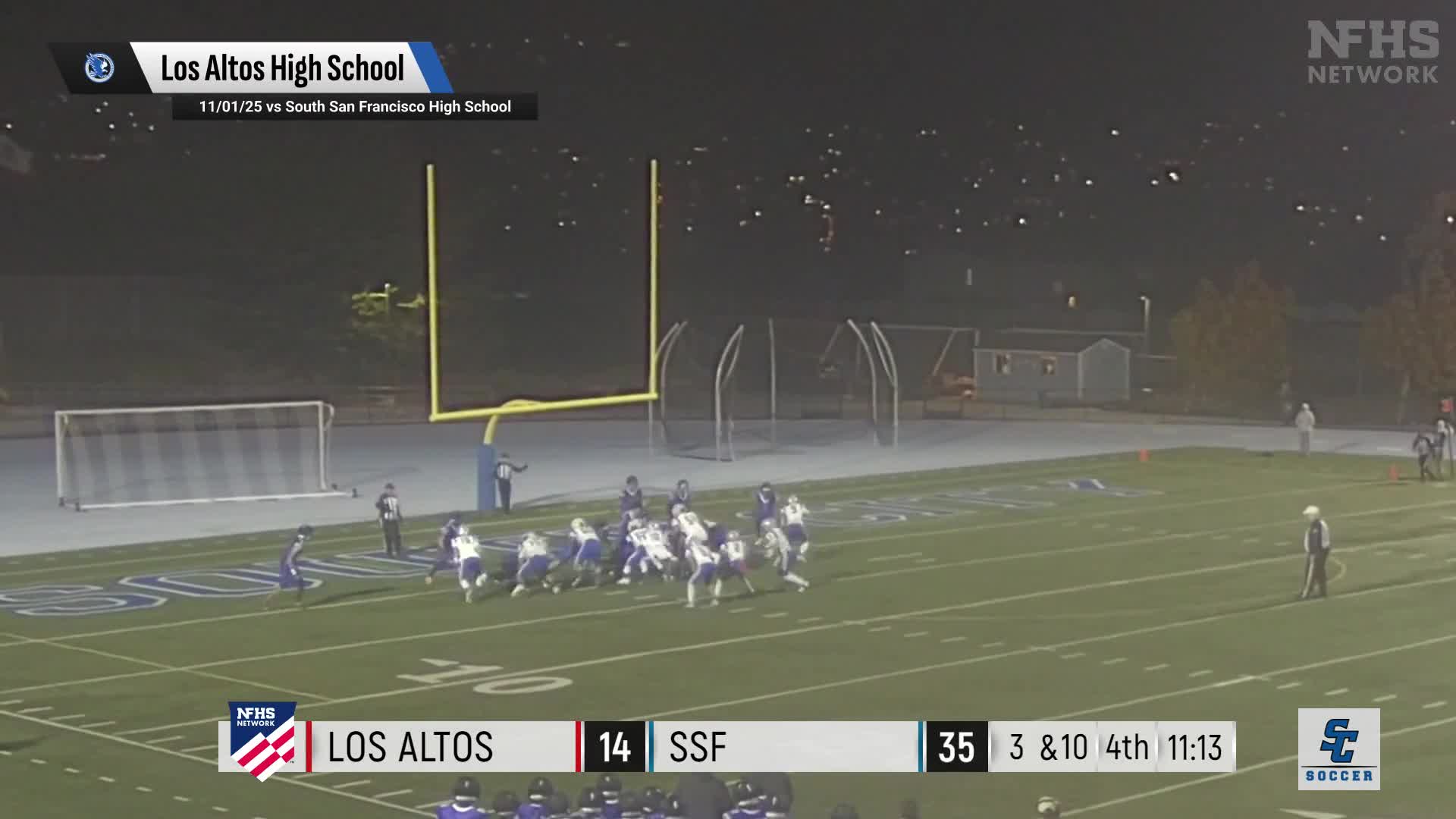 Football Recap: Los Altos Comes Up Short