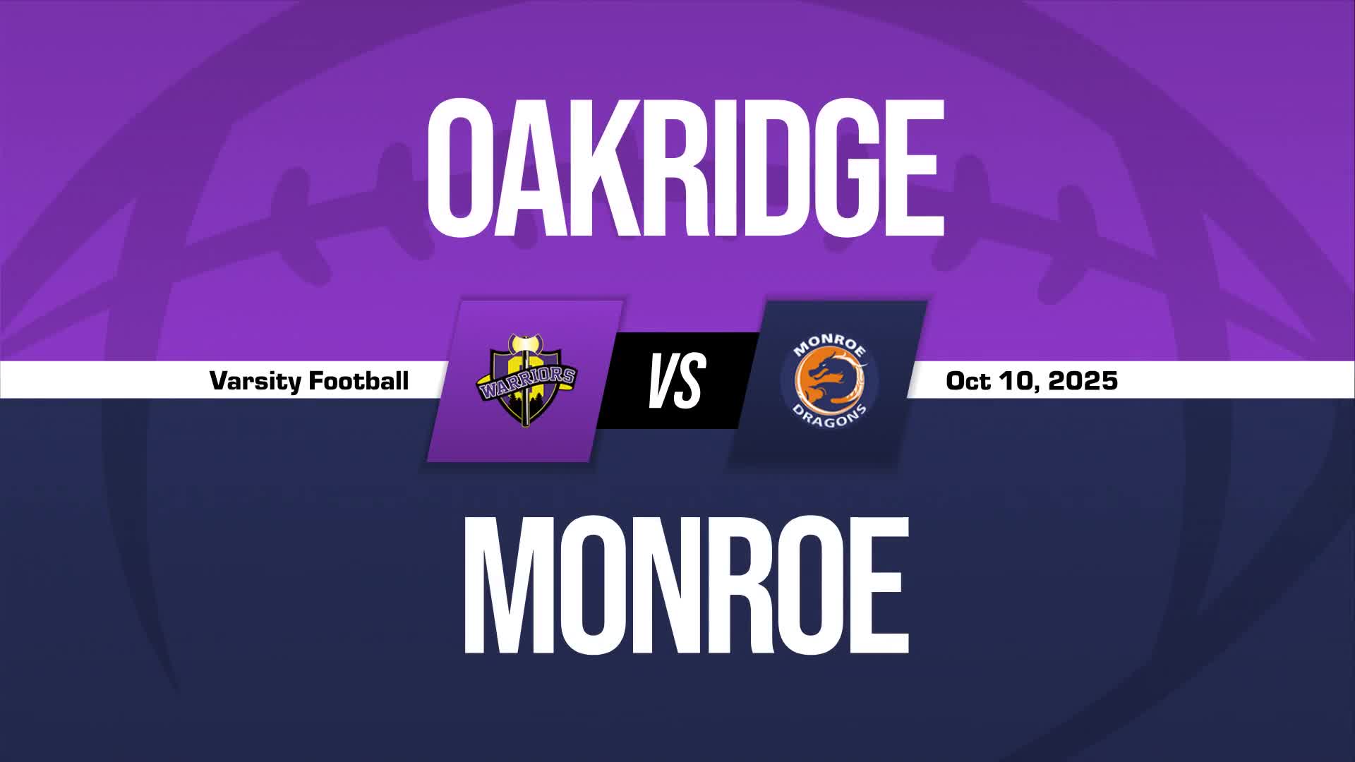 Football Recap: Oakridge Comes Up Short
