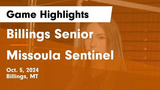 Volleyball Recap: Billings Senior's  Win  on Saturday Extends Wi