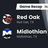 Football Game Recap: Midlothian Panthers vs. Red Oak Hawks