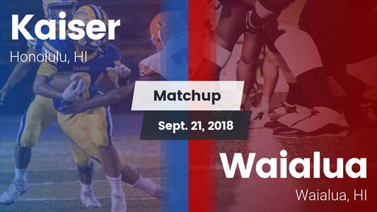 Football Game Recap: Waialua vs. Kaiser