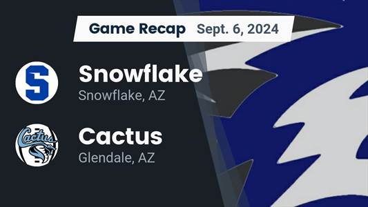 Football Recap: Snowflake Extends Home Winning Streak to Eight