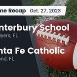 Football Game Recap: Santa Fe Catholic Hawks vs. Canterbury Cougars