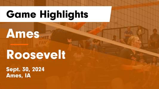 Volleyball Recap: Ames' Winning Streak Snapped at Three Games
